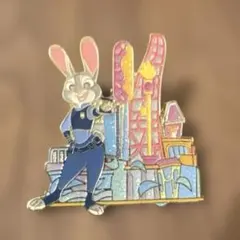 ディズニー　ズートピア　ジュディ　ハーモニーインカラー　ピンバッジ