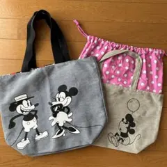ミッキー・ミニー トートバッグ2点セット