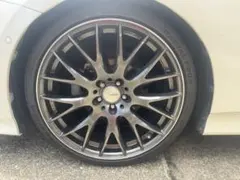 RAYS ホムラ 19inch 8J+45 4本 タイヤ新品3000キロ未満のサムネイル