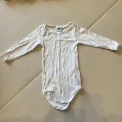 プチバトー　長袖ボディスーツ