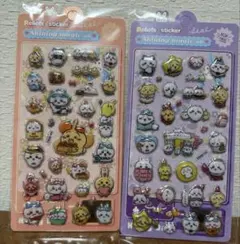 ぷっくりシール/ちいかわ/2点セット