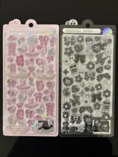 ボンボンドロップシール オリジナル ブラック ガーリー ボンドロ2枚セット