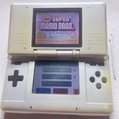 MV4【清掃&動作確認済】Nintendo DS 初代 プラチナシルバー本体