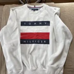 TOMMY HILFIGER ロゴ クルーネック スウェット ホワイトのサムネイル