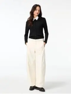 ジャージーバレルレッグパンツ ユニクロ カジュアルパンツ