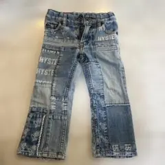 ヒスミニ　ヒステリックグラマー　デニム　90㎝　パンタロン　ベルボトム
