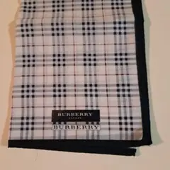 新品【BURBERRY】ノバチェックロゴハンカチ