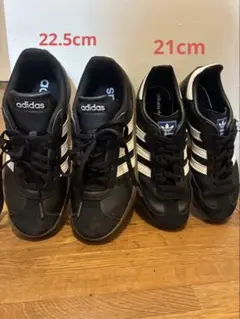 adidas スニーカー　サンバ　キッズ　22.5cm 21cm