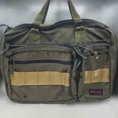 BRIEFING⭐︎B4オーバートリップ MOSSグリーン 美品✨ビジネスバッグのサムネイル