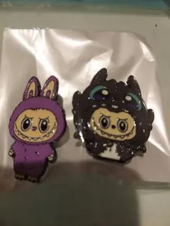 ラブブ ピンバッジ2個セット