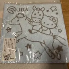 JRA ハローキティ ターフィー コラボ ミニタオル 未開封　経年品のサムネイル