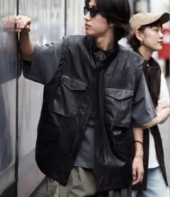フリークスストアフェイクレザーブルゾンジャケット