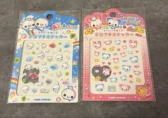 ぷくぷくあわわちゃん＆ハッピーマーチ【デコプチステッカー】