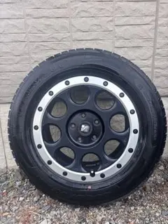 値下げ中‼️溝バリ山スタットレス】265/60R18 ホイールタイヤ4本セット