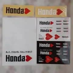 HONDA King＆Prince クリアファイル シール ステッカー2枚