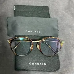 最終値下げ　OWNDAYS 度なし　Graph Belle ブラウンデミ