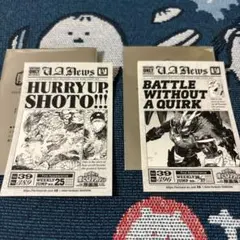 ヒロアカ原画展　来場者特典　轟　オールマイト