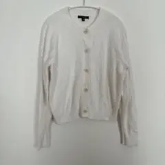 BANANA REPUBLIC ホワイト カーディガン 【Mサイズ】長袖のサムネイル