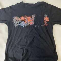 QUIKSILVER クイックシルバー ポケットTシャツ 花柄 ブラック Sのサムネイル