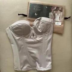 bridal bloom ビスチェ モカグレー　B70