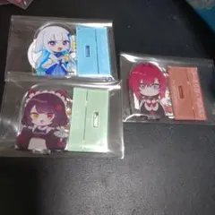 て*り様 チョコエッグ　アクリルスタンド 3体セット　さんばか