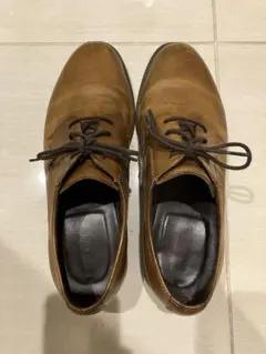 コールハーン　ブラウンレザー ドレスシューズ　サイズ9M