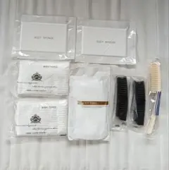 ホテルアメニティ　ボディタオル　ボディスポンジ　ヘアブラシ　アパホテル