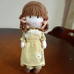 可愛い布製人形 緑色のトップス チェック柄 米山京子さん風 m43481566616_1.jpg?1725099285