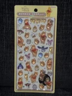 【正規品】ディズニー　くまのプーさん　ボンボンドロップシール