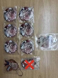 呪術廻戦 呪術 両面宿儺 宿儺 ぴたでふぉめ 缶バ アクキー 缶バッジ セット