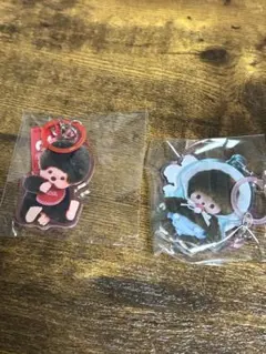 モンチッチ 2連めじるしアクリルチャーム