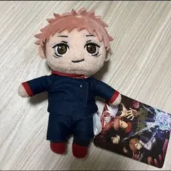 呪術廻戦 虎杖悠仁 マスコットチャーム　キーチェーンマスコット　ぬいぐるみ