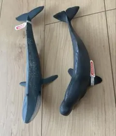 Schleich 海の動物 シロナガスクジラ マッコウクジラ 2体のサムネイル