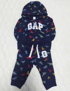 GAP 恐竜柄 フード付きトレーナー・パンツセット 12-18ヶ月 80