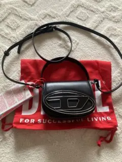 DIESEL ディーゼル ショルダーバッグ 1DR XS 2way レザー 黒