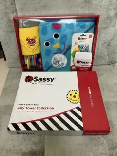 Sassy サッシー 出産祝い おくるみセット ドッグ 4点 ギフトのサムネイル