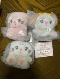 mikko characters ぬいぐるみ　ガチャ　3種セット