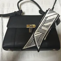 （傷なしほぼ未使用）snidel ショルダーバッグ　リボン　スカーフ　スナイデル