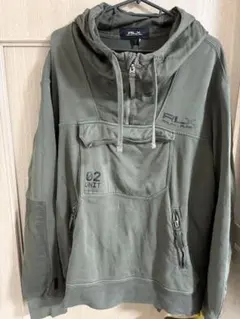 RLX RALPH LAURENハーフジップ スウェット プルオーバー パーカー