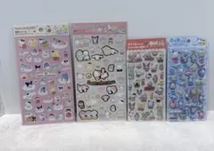 サンリオキャラクターズ 箔押し ぷくっと うるちゅるPOP 4点セット