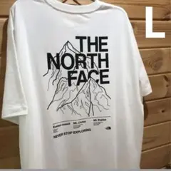 アメリカ限定 THE NORTH FACE Tシャツ バックプリント 白 L ⑤のサムネイル
