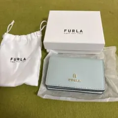 未使用　FURLA ライトブルー カードケース