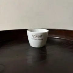 古い不二家プリンカップ１点⑤アンティーク　昭和レトロ　骨董　酒器　筒盃　検:李朝