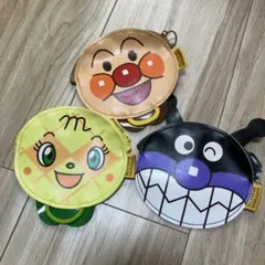 アンパンマン コインケース 3つセット アンパンマン バイキンマン メロンパンナ