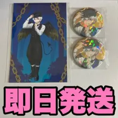 Dr.STONE　西園寺羽京　悪魔　ハロウィン ホログラム缶バッジ 3点