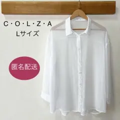 C・O・L・Z・A コルザ ハニーズ シアーシャツ シャツ ブラウス 長袖 Lのサムネイル
