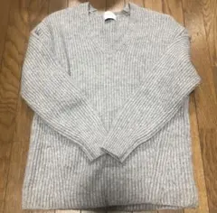 UNITED ARROWS グレー Vネックセーター