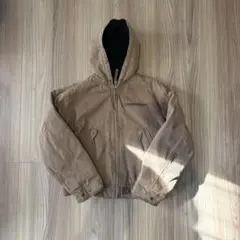 ダックアクティブジャケット ブラウン M 企業ロゴ