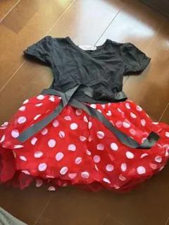 キッズ コスチューム ミニー風 ドレス100cm