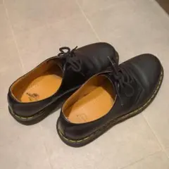 Dr.martens ブラック ローファー イエローステッチ